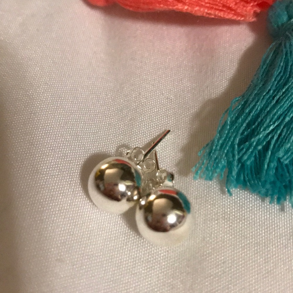 💗Cute Balls earring 💗 100% real silver